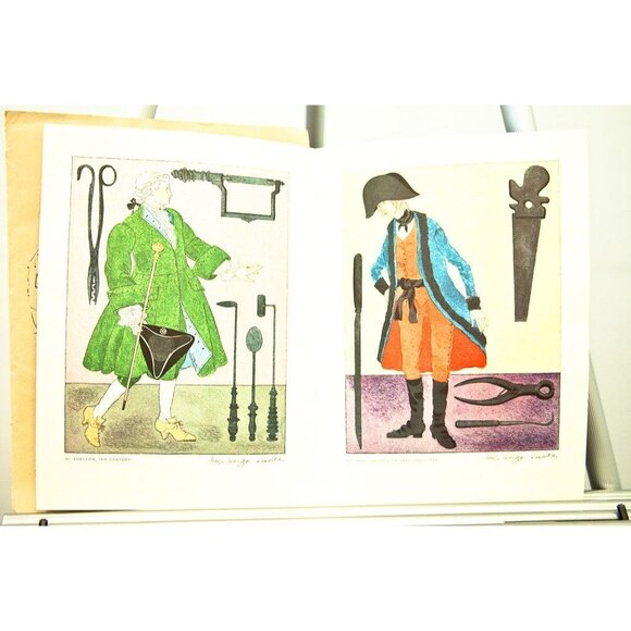 Medical Art 2300 Years of Medical Costume Complete Original Set In Folder 1962 - Picture 6 of 10